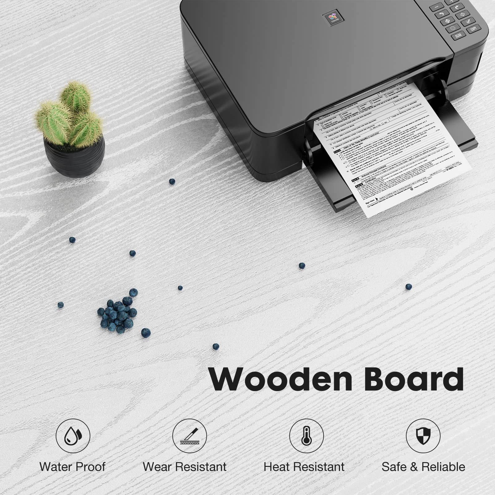 JOYFINITY 3 Drawer Mobile Rolling Lateral File Cabinet For Home Office And Kids Room