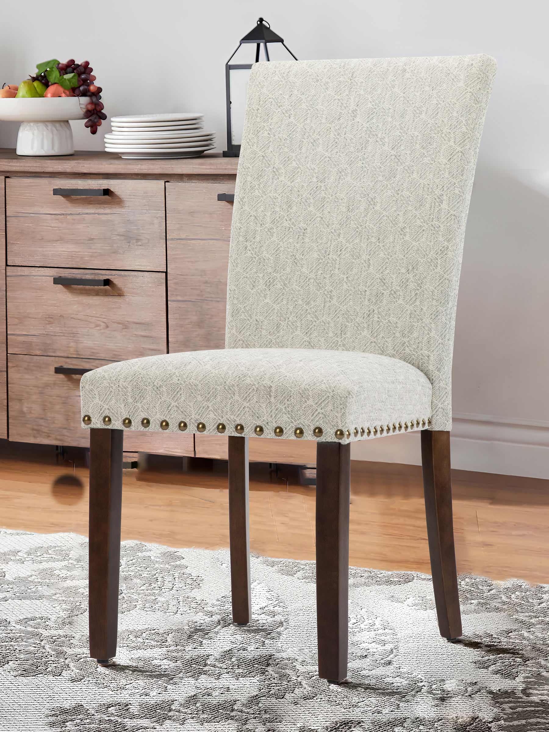 JOYFINITY Classic Parsons Dining Chair with Nailhead Trim