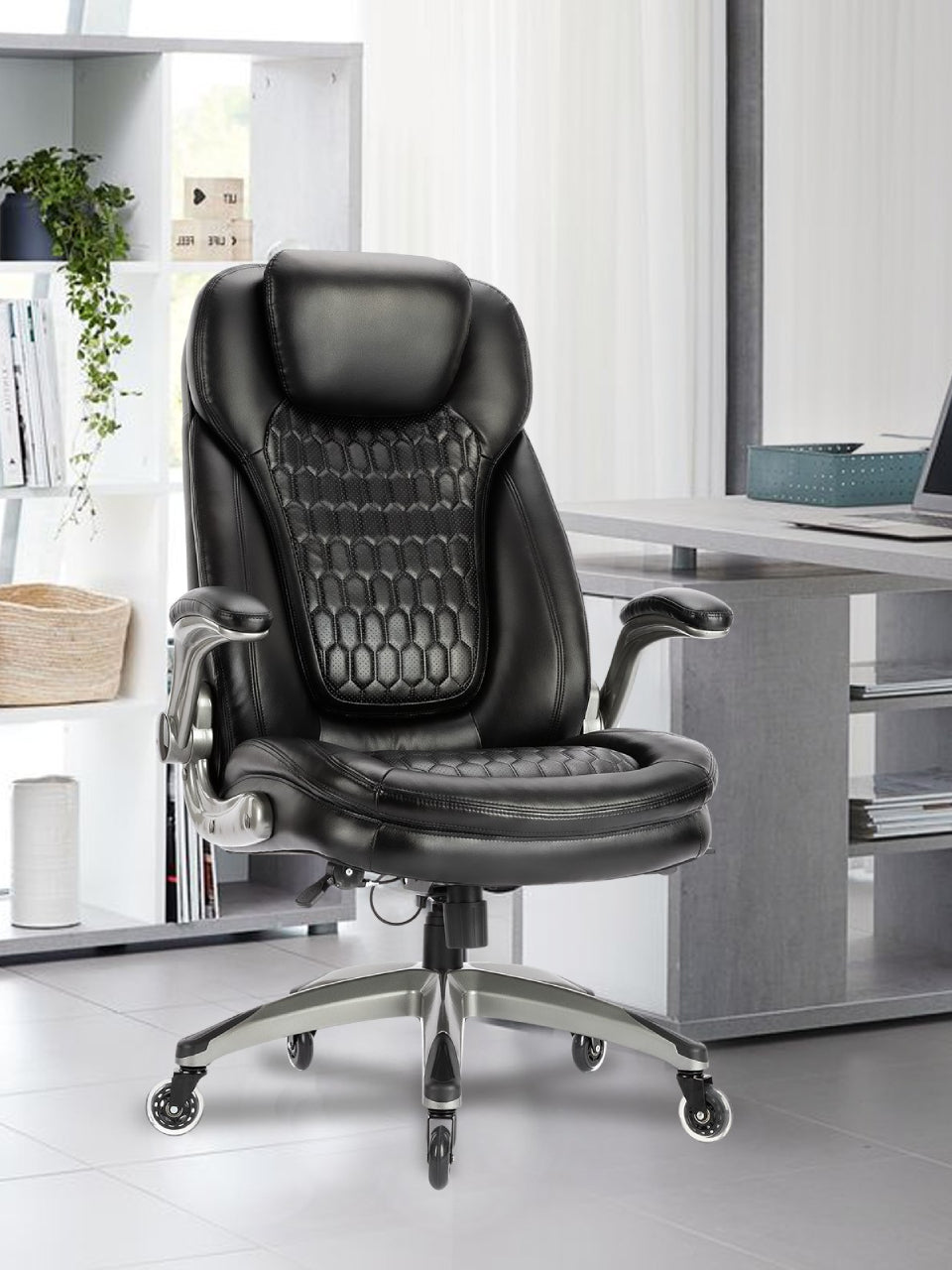 JOYFINITY Ergonomic Executive Office Chair with Rubber Wheels