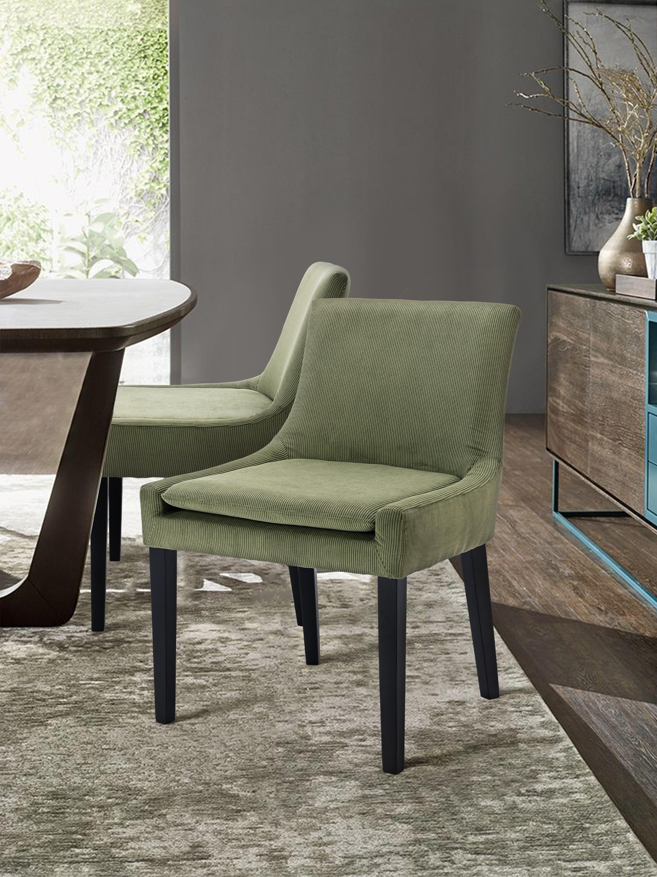 JOYFINITY Corduroy Mid-Back Dining Chair