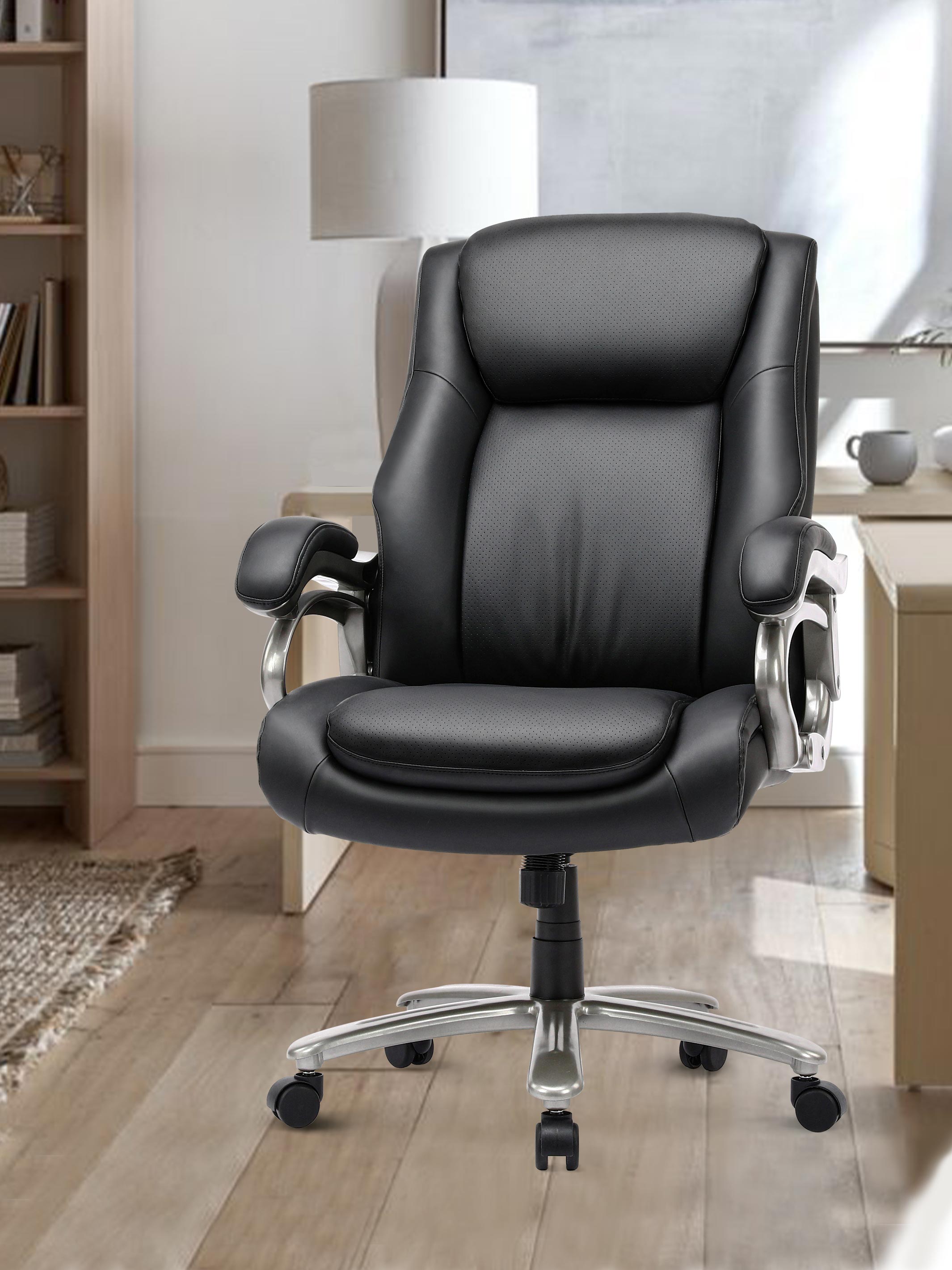 JOYFINITY Executive Faux Leather Office Chair 400lbs