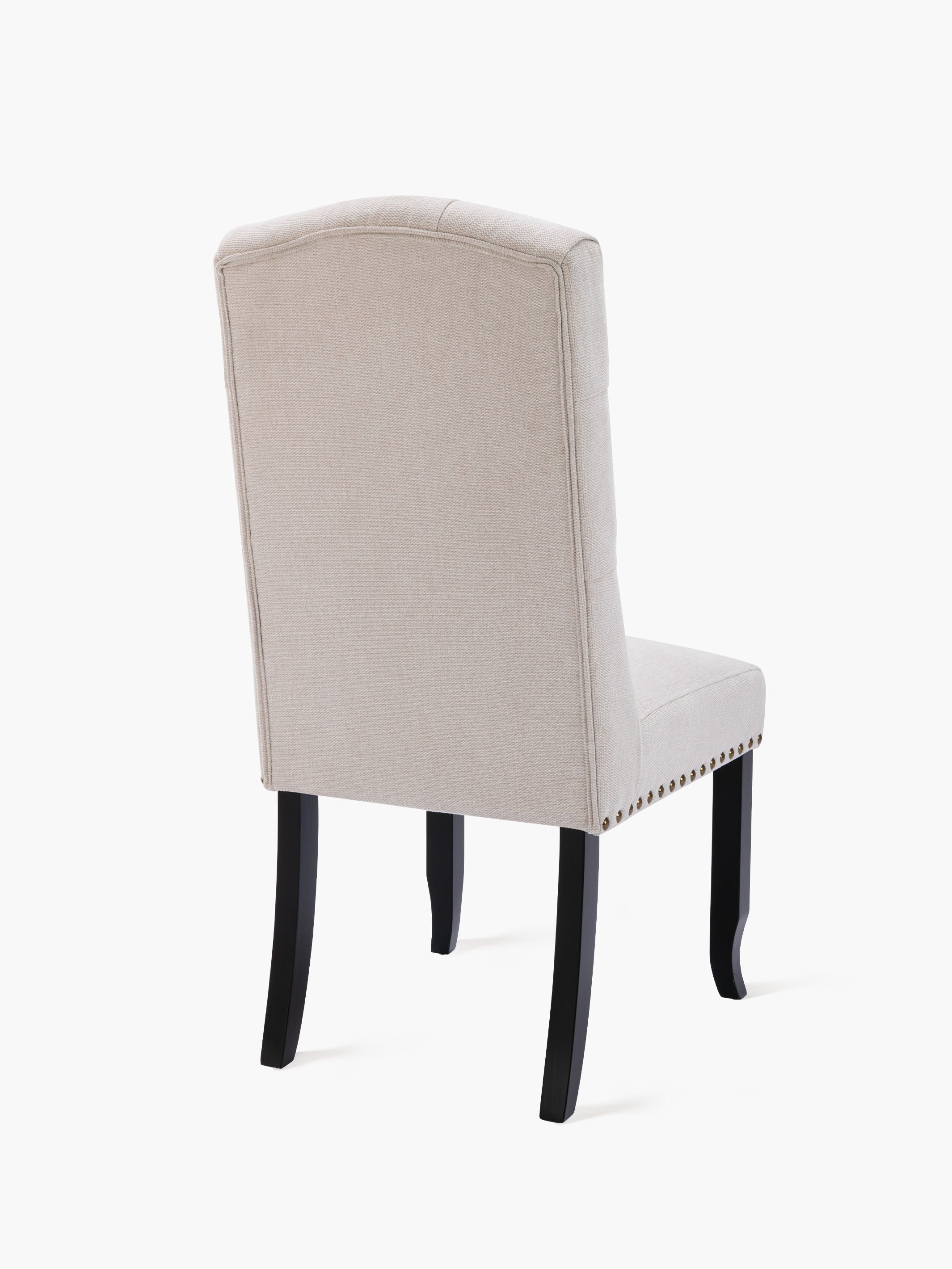 JOYFINITY Upholstered Fabric Dining Chair with Button-Tufted Back