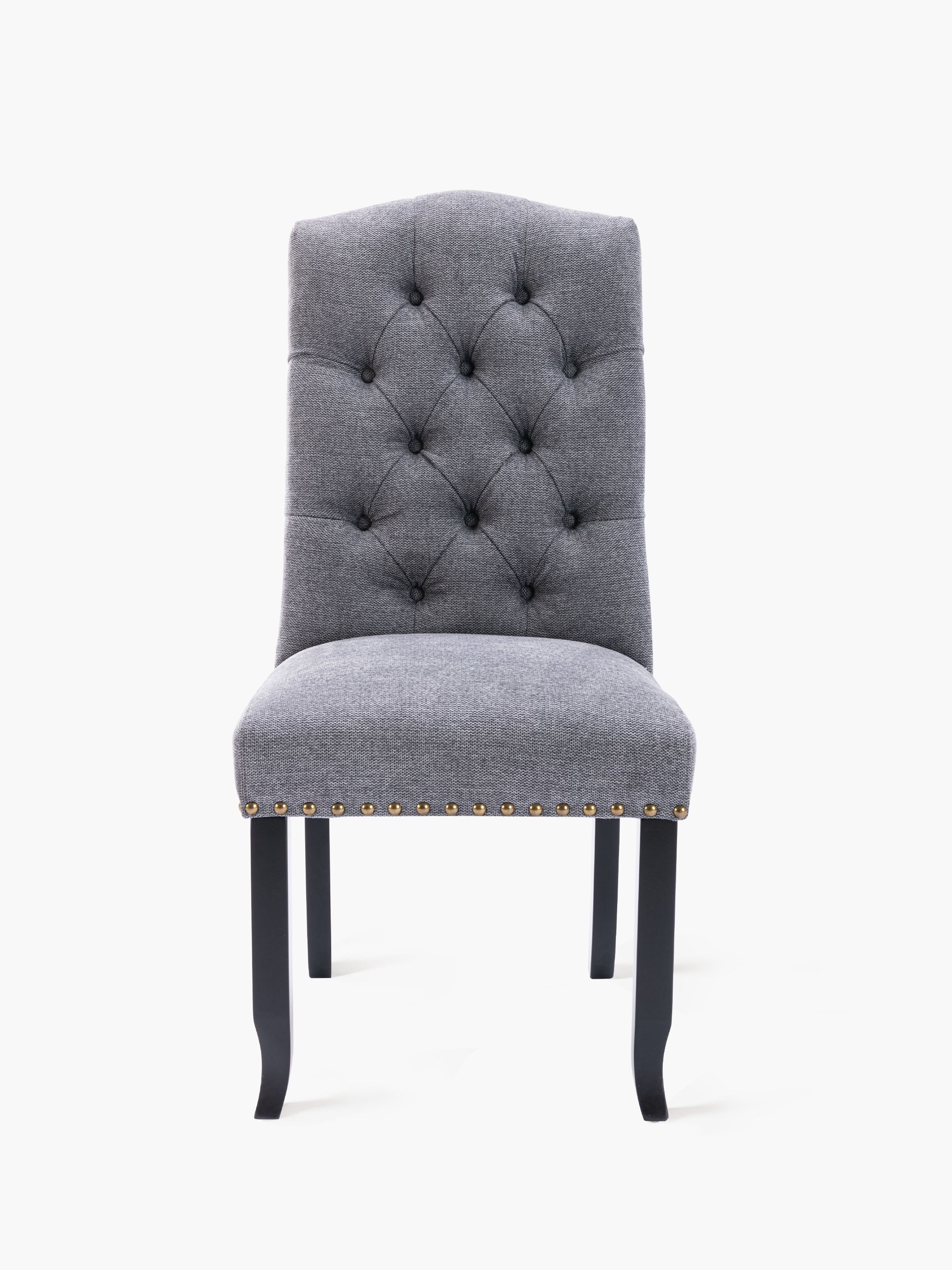 JOYFINITY Upholstered Fabric Dining Chair with Button-Tufted Back