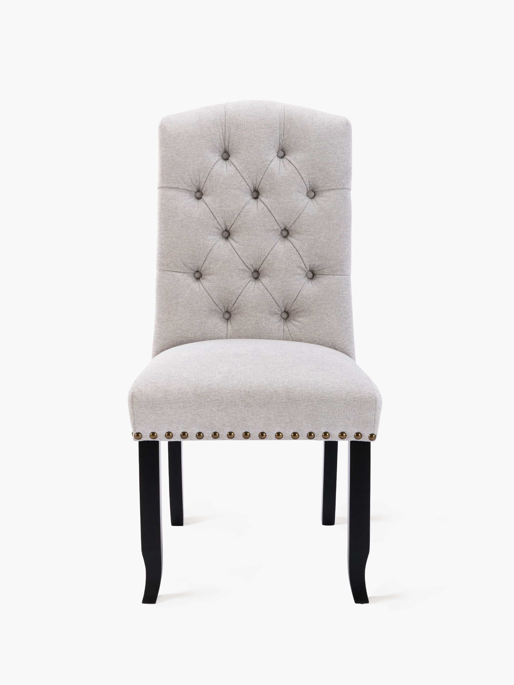 JOYFINITY Upholstered Fabric Dining Chair with Button-Tufted Back