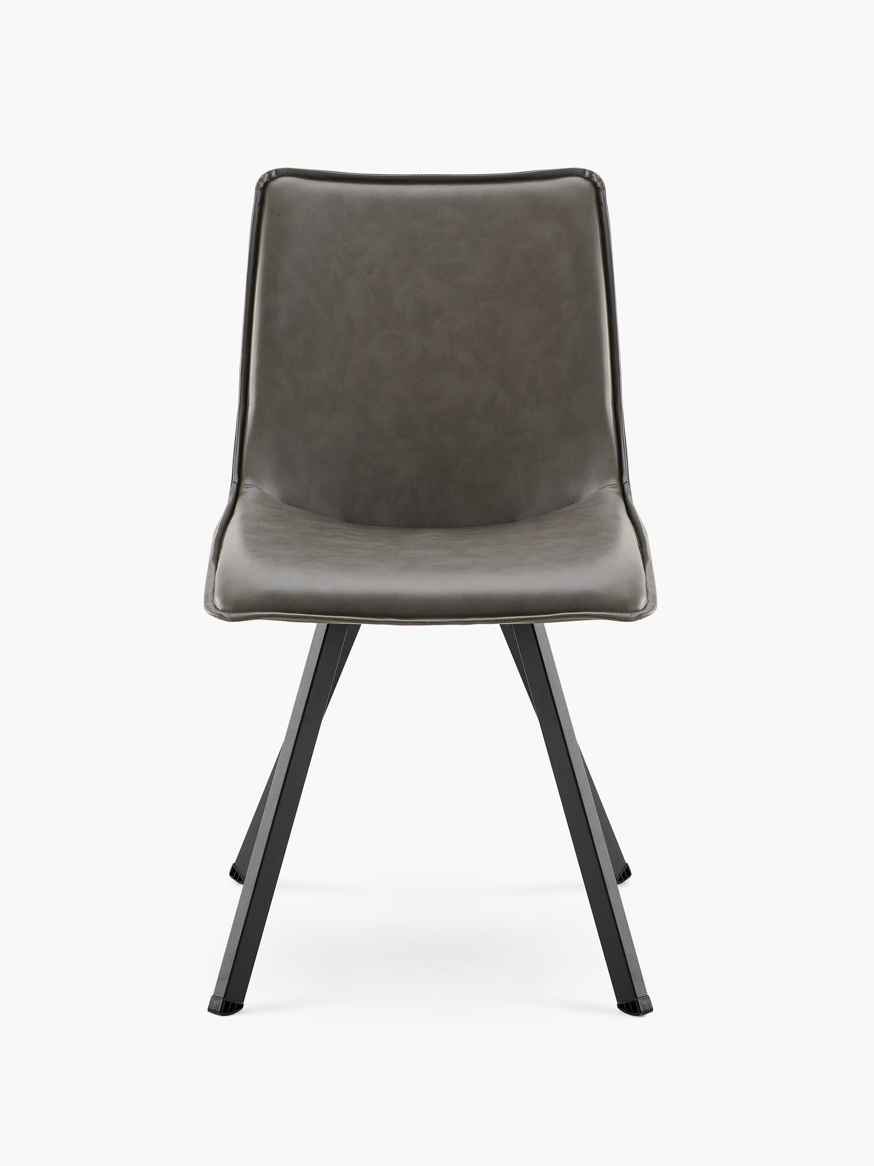 JOYFINITY Modern PU Leather Dining Chair with Metal Legs