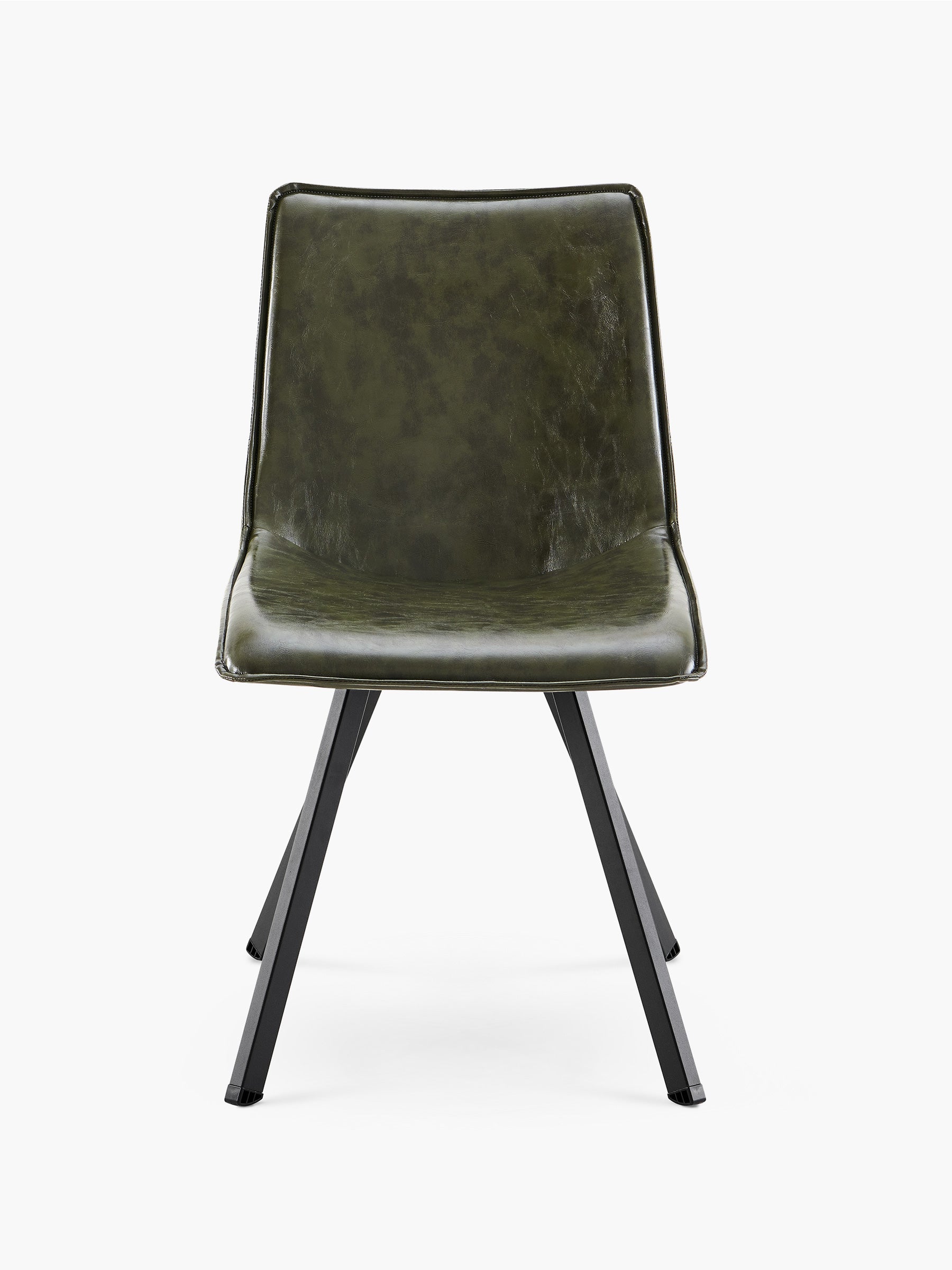 JOYFINITY Modern PU Leather Dining Chair with Metal Legs