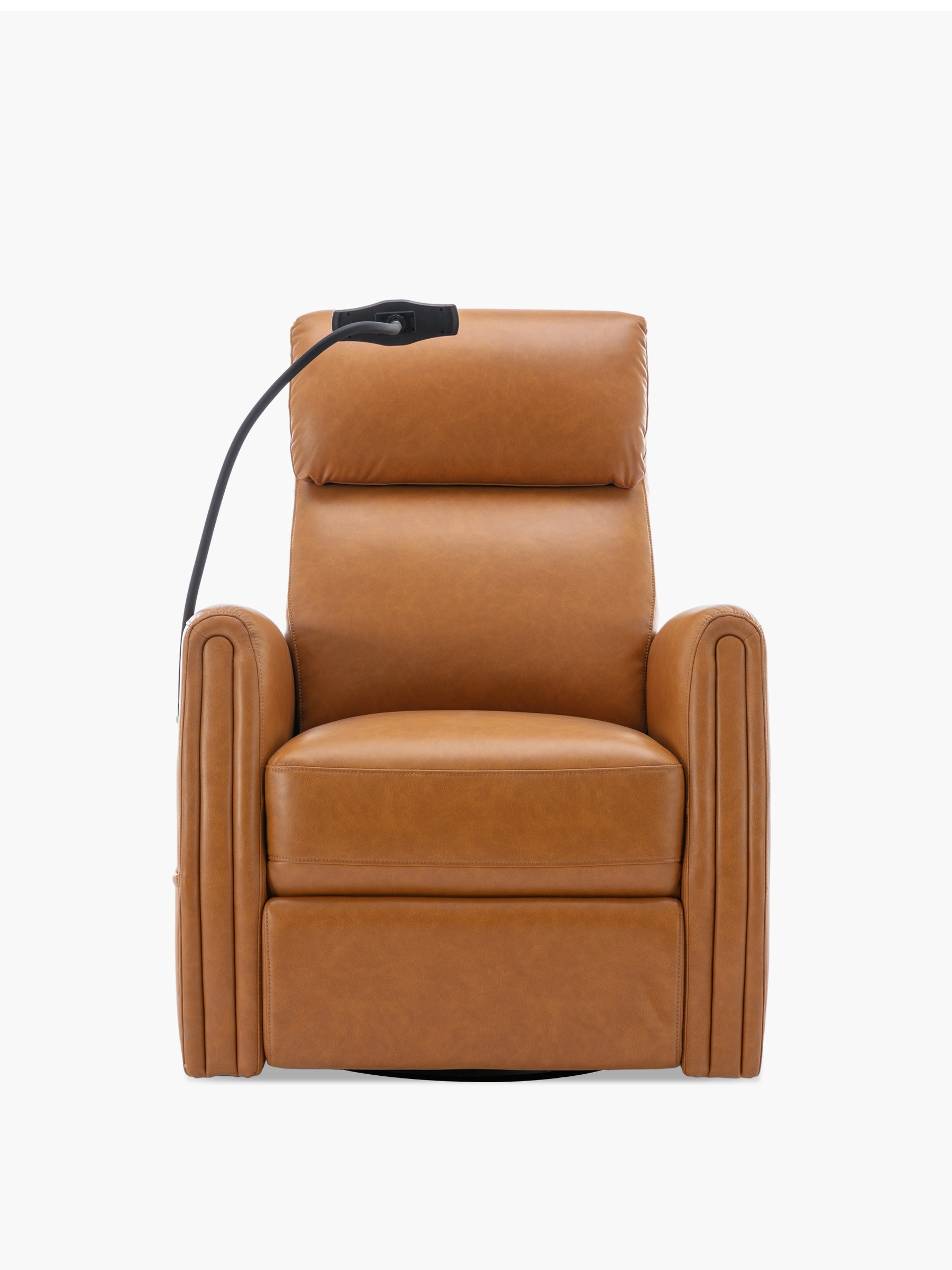 JOYFINITY PU Leather Power Rocker Recliner with Phone Holder