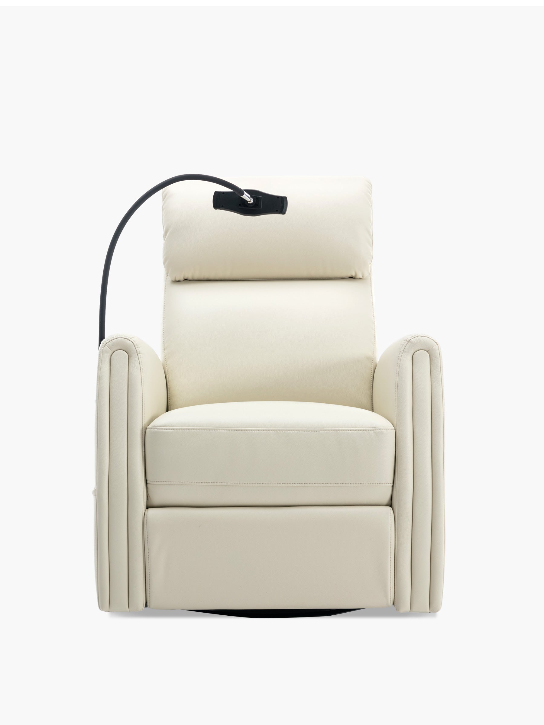 JOYFINITY PU Leather Power Rocker Recliner with Phone Holder