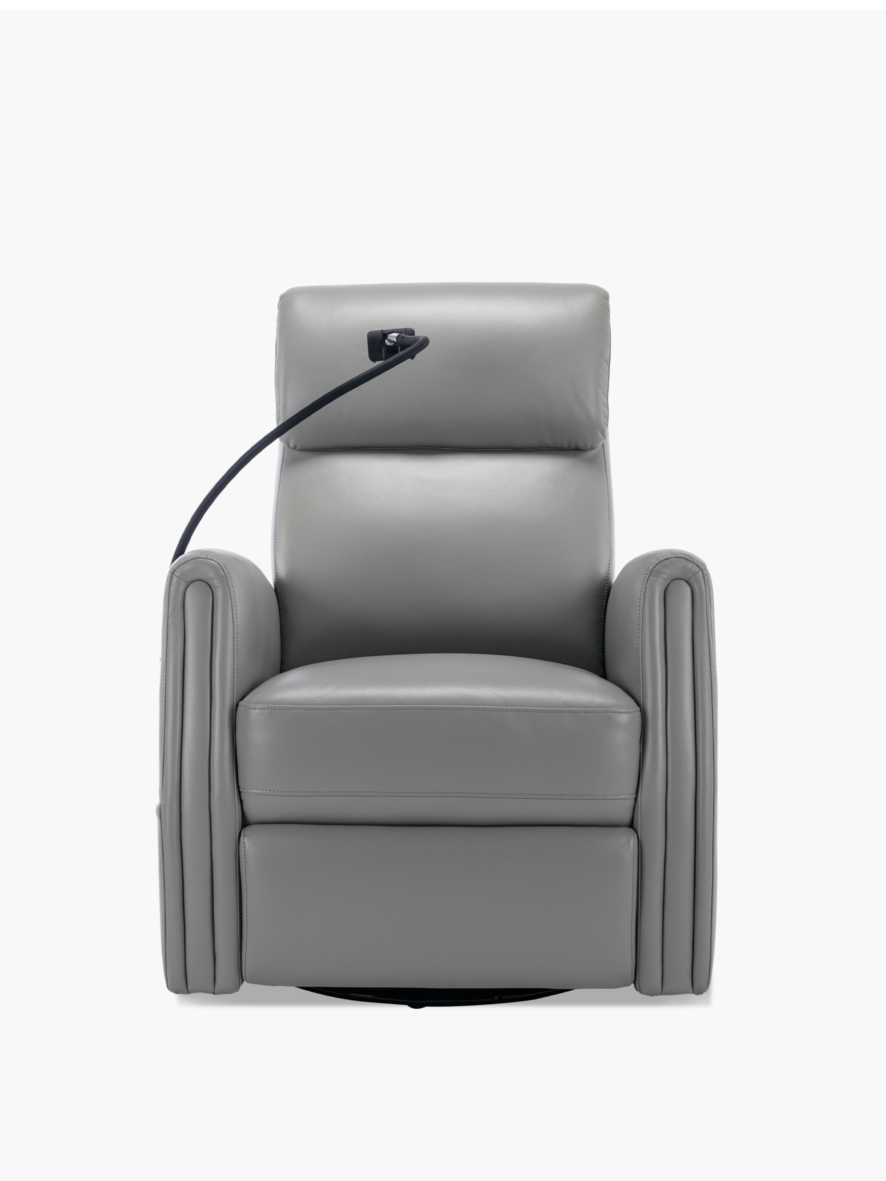 JOYFINITY PU Leather Power Rocker Recliner with Phone Holder
